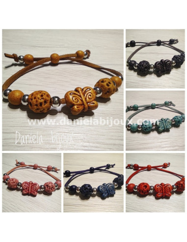 kit bracciale chicche farfalle